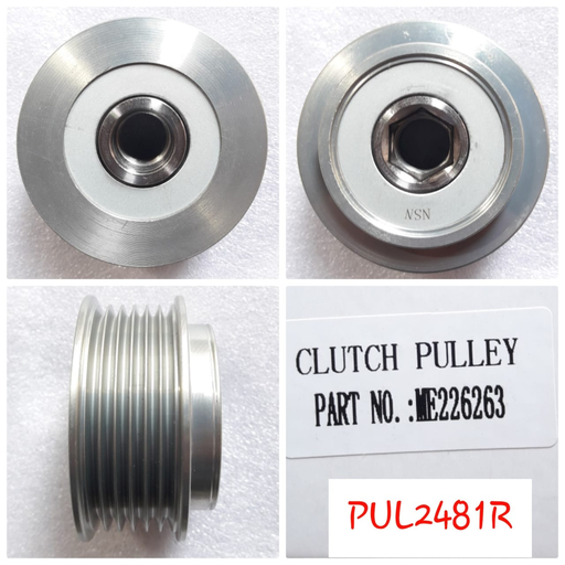 [CLP2481R] CLP2481R-MITS ROSA 4M50T N/M 6PK CW CLUTCH PULLEY