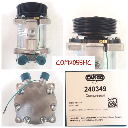 [COM2055HC] COM2055HC-SD7+709 24V 8PK S/SIZE 210MM UP PIPE M/FIT COMPRESSOR