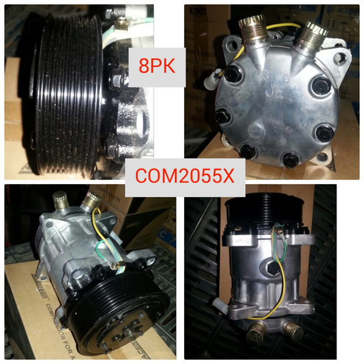 [COM2055X] COM2055X   - SD7+709 24V 8PK UP PIPE M/FIT COMPRESSOR