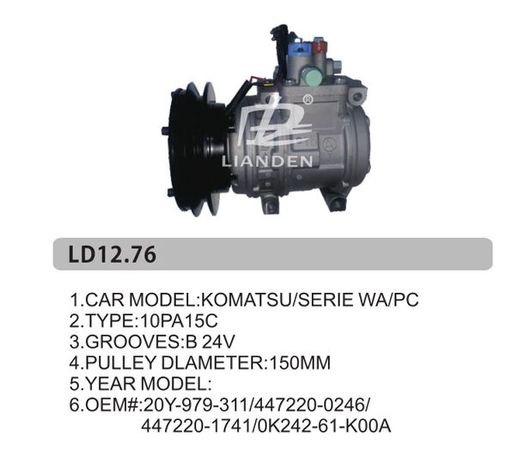 [COM2103M] COM2103M   - CT 17C 24V 1V+WITH FITTING COMPRESSO