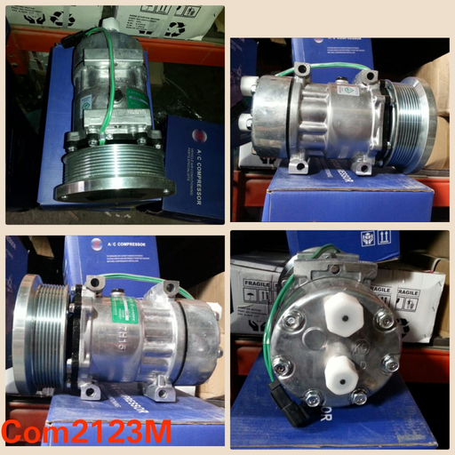 [COM2123M] COM2123M-CT LONG TYPE+8PK PUL+REAR PIPE M/F COMPRESSOR