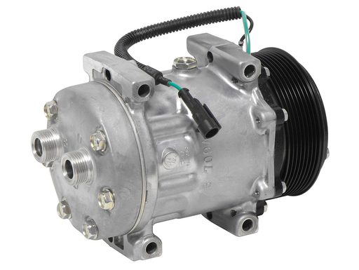 [COM2480D] COM2480D-VLV/IVECO SD7 8PK SMALL PULLY  LONG+BACK M/PIPE COMPRESSOR