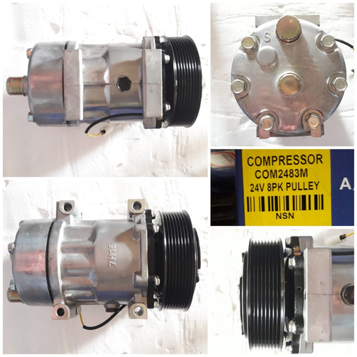 [COM2483M] COM2483M- VLV SD78PK LONG+BACK M/PIPE COMPRESSOR