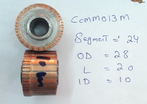 [COMM013M] COMM013M   - 24 SEGMENT DRILL MACHINE COMMUTATOR