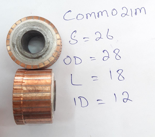 [COMM021M] COMM021M   - 26 SEGMENT DRILL MACHINE COMMUTATOR
