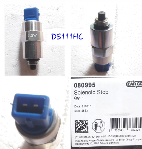 [DS111HC] DS111HC-12V CAV BEDFORD DIESEL STOPPER SOLENOID