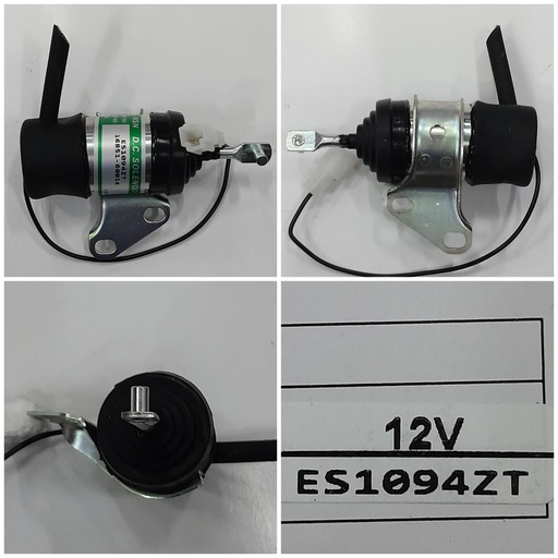 [ES1094ZT] ES1094ZT-12V KUBOTA BLACK 2 SIDE BOLT DIESEL ENGINE STOPPER STOPPER