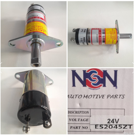 [ES2045ZT] ES2045ZT CAT NEW MODEL 4N3890 24V 2 BOLT DIESEL STOPPER