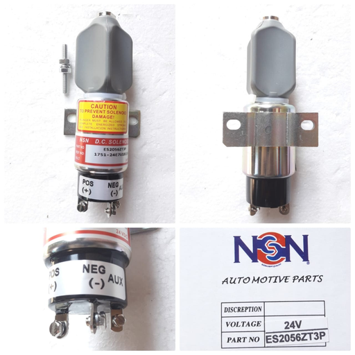 [ES2056ZT3P] ES2056ZT3P- 24V TYPE "A" 3 PIN,DIESEL ENGINE STOPPER S6K,STANDARD