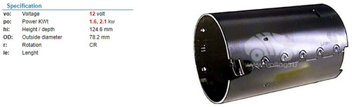 [FIL1001R] FIL1001R   - BBT 12V MAGNETIC STARTER FIELD ASSEM