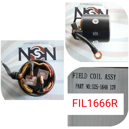 [FIL1666R] FIL1666R   - NSSN 12V 6 CYL FIELD COIL ASSEMBLY