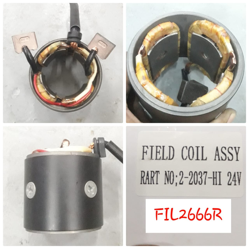 [FIL2666R] FIL2666R   - NSSN 24V 6 CYL FIELD COIL ASSEMBLY