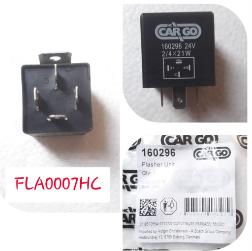 [FLA0007HC] FLA0007HC- 24V 4PIN(49,49A,31,C) MINI FLASHER
