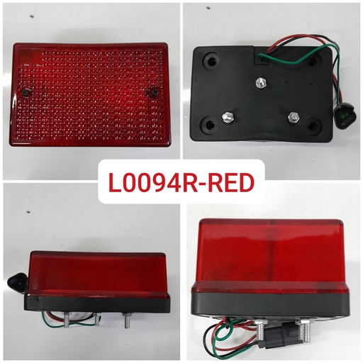 [L0094R-RED] L0094R-RED   - CAT RED BULB REAR LIGHT ASSEMBLY