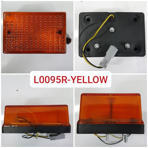 [L0095R-YELLOW] L0095R-YELLOW   - CAT YELLOW BULB REAR LIGHT ASSEMBLY
