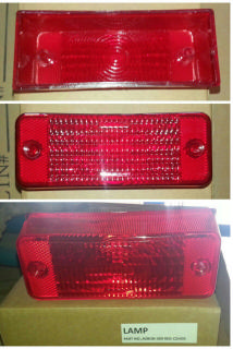 [LE0080R-RED] LE0080R-RED   - BOBCT TAIL LAMP RED LENS