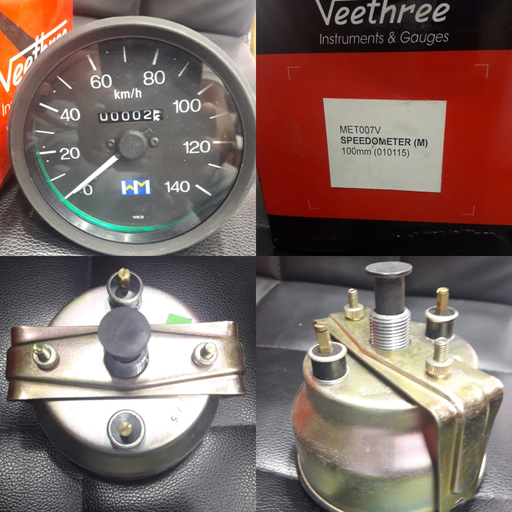 [METV0007V] METV0007V   - SPEEDOMETER 0-125KMH/0-80MPH 100MM TYPE
