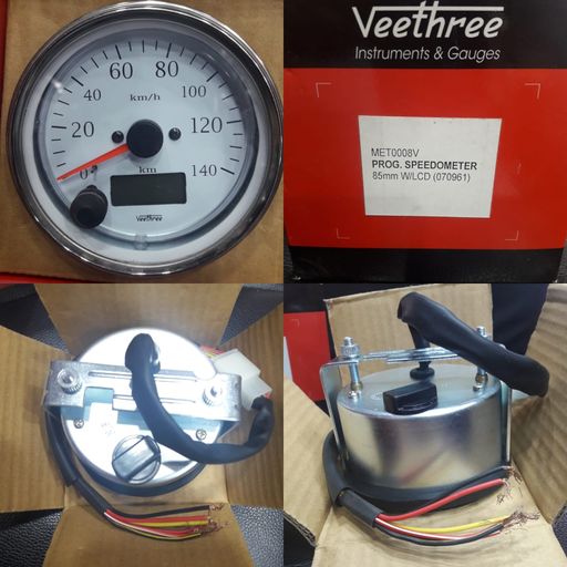 [METV0008V] METV0008V   - SPEEDOMETER LCD 12/24V ELECT 85MM 0-140