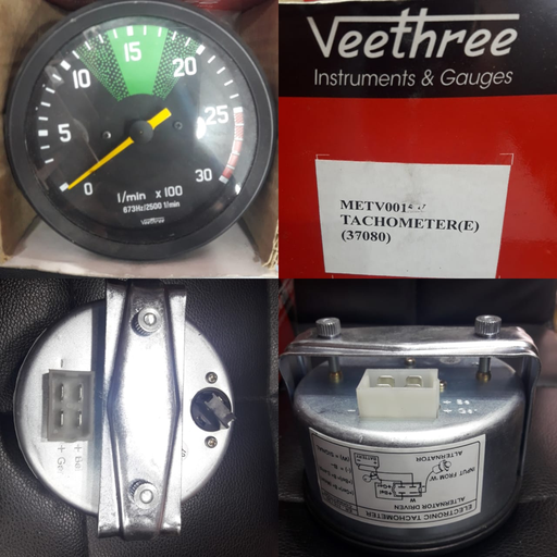 [METV0015V] METV0015V- TACHOMETER 100MM( ALT) 12/24V (MER),0-3000RPM