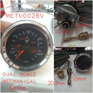 [METV0028V] METV0028V-MECH TEMP 5M 40-120C, 52MM,DUAL SCALE  METER ,ADP INT5/8-18UNF,WITH 1/2