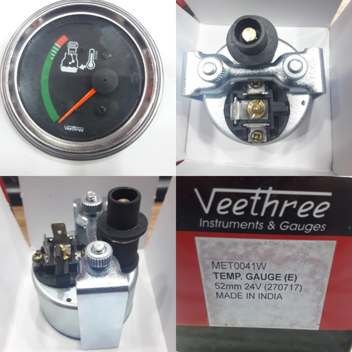 [METV0041V] METV0041V- OIL TEMP GAUGE (E),52MM  2V/24V, DEUTZ TYPE