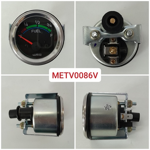 [METV0086V] METV0086V- FUEL GAUGE 24V 52MM (10-180 OHMS), TYPE Y(SINGLE SOCKET)