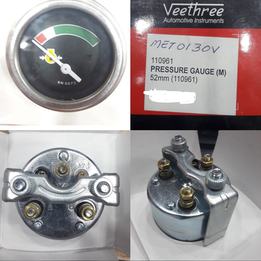 [METV0136V] METV0136V- CAT OIL PRESSURE (E) GAUGE, 52MM, 24V