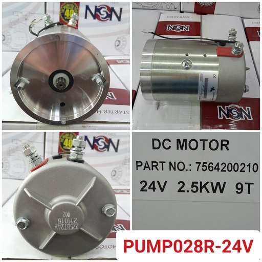 [PUMP028R] PUMP028R- 24V 2.2KW DC HYDRAULIC MOTOR