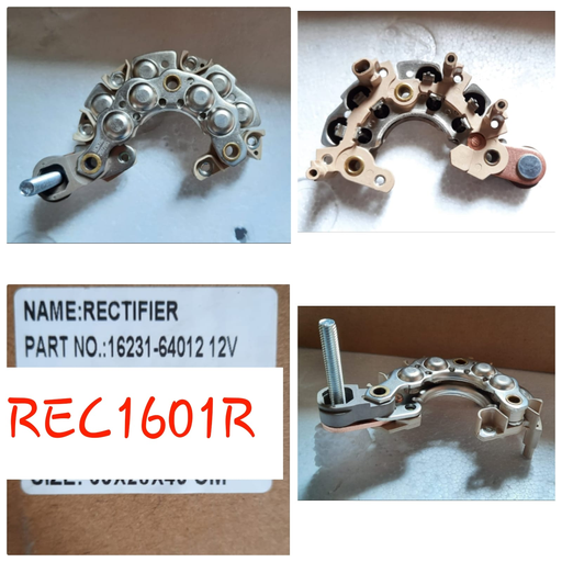 [REC1601R] REC1601R - KUBOTA 83MM M6 U/BOLT RECTIFIER PLATE