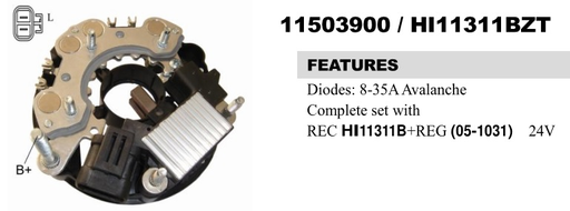 [REC2315ZT2] REC2315ZT2   - IZU 24V 2P(1P) FC-GR ASSEMBLY