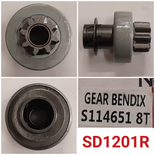 [SD1201R] SD1201R- CNA 8T(28) CCW GEAR BENDIX