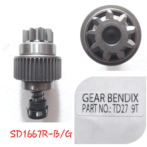 [SD1667R-B/G] SD1667R-B/G- IZU TD27 9T(36)CW B/GEAR BENDIX