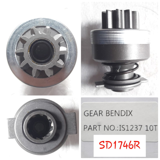 [SD1746R] SD1746R-PERKIN ISKRA 10T & 10 SPLINES GEAR BENDIX