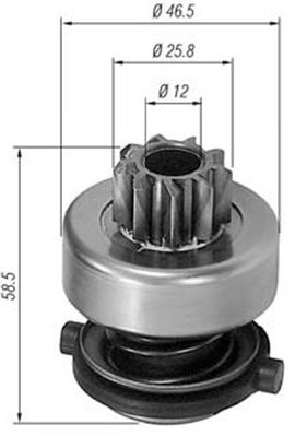 [SD1794DP] SD1794DP   - BSH 9T THICK GEAR BENDIX