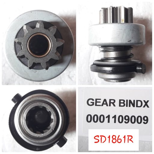 [SD1861R] SD1861R - UNIVERSAL CS515 BOSCH 9T CW GEAR BENDIX