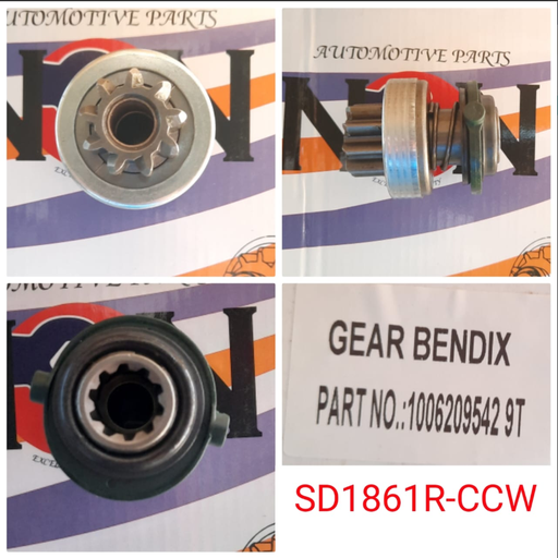 [SD1861R-CCW] SD1861R-CCW-UNIVERSAL CS515 BOSCH 9T CW GEAR BENDIX