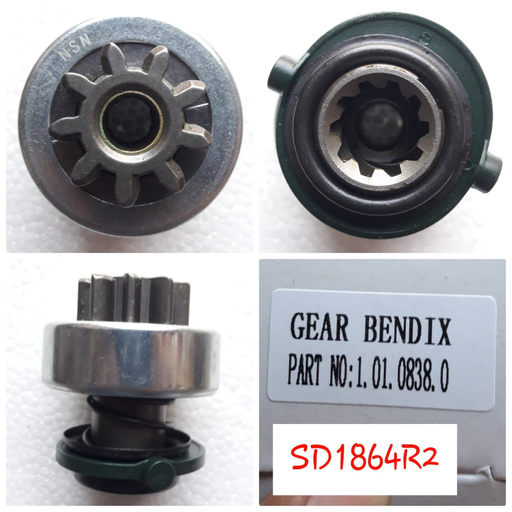 [SD1864R2] SD1864R2 - BSH 9T(34.8)CW GEAR BENDIX