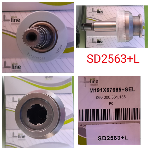 [SD2563+L] SD2563+L- MITS 4D33 N/M 69/111MM CLUTCH ASSEMBLY