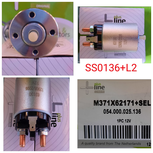 [SS0136+L2] SS0136+L2- NSSN/IZU 95MM 12V+PLASTIC SOLENOID SWITCH