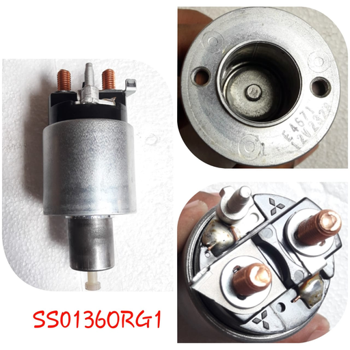 [SS0136ORG1] SS0136ORG1-MITS/NISN/ISU 12V+PLASTIC BOLT TYPE SOLENOID SWITCH