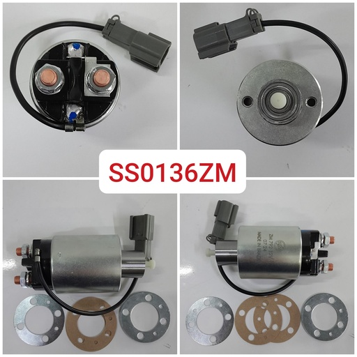 [SS0136ZM] SS0136ZM-NSSN/IZU 90MM 12V+PLASTIC SOLENOID SWITCH