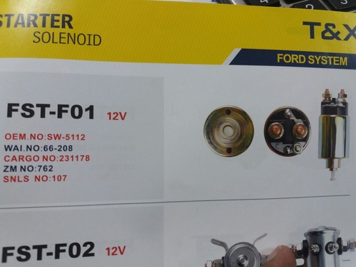 [SS0137TX] SS0137TX   - MITS/ISUZU 12V+FIXED PLASTIC SOLENOID