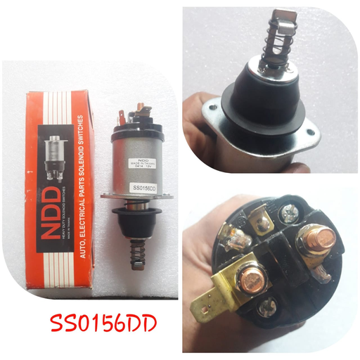 [SS0156DD] SS0156DD   - PERKIN 12V 2EAR SOLENOID + ROUND PLUNGER SWITCH