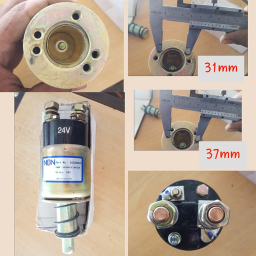[SS2208SH1] SS2208SH1   - CNA STARTER 3 BOLT ROUND SWITCH 24V