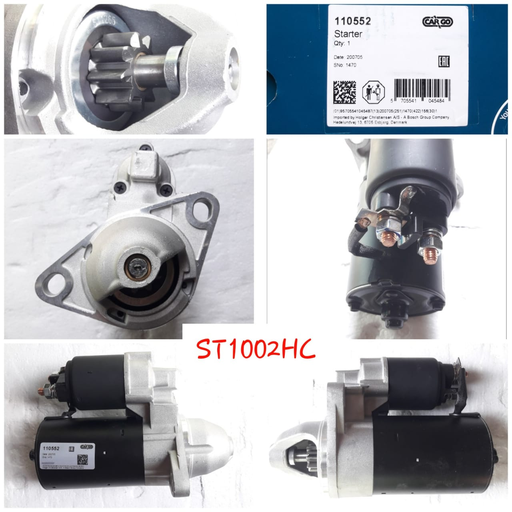 [ST1002HC] ST1002HC-BSH 12V 9T CROSS 2 BOLT STARTER MOTOR