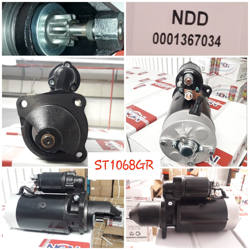[ST1068GR] ST1068GR-BSH 12V 9T 367S LHO STARTER MOTOR