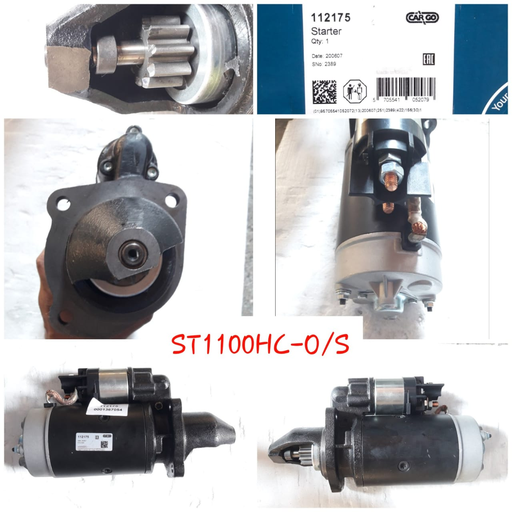 [ST1100HC-O/S] ST1100HC-O/S-HYSTER OEM 12V 10T RHO O/SEAL STARTER
