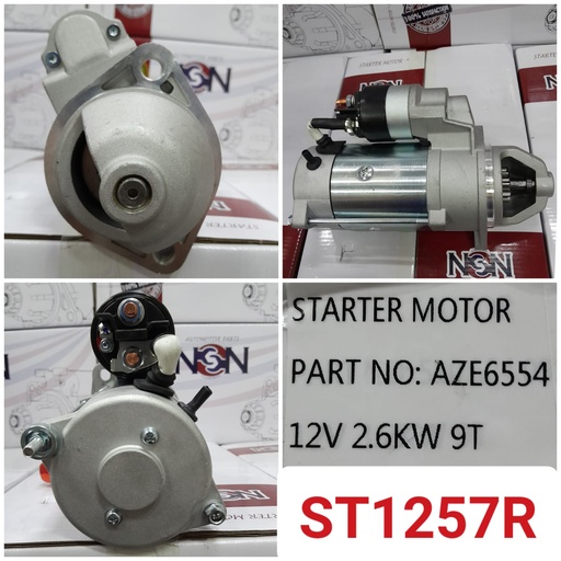 [ST1257R] ST1257R-DTZ ISK 12V 9T N/M OEM STARTER