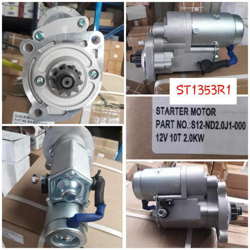 [ST1353R1] ST1353R1   - JCB 4JA1 ND 12V 10T 40MM S/B STARTER