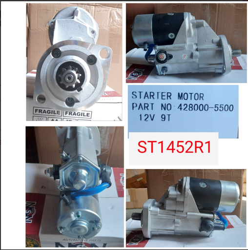 [ST1452R1] ST1452R1- KOMATSU 4D95 ND 12V 9T STARTER MOTOR